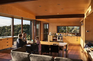 Illustration for article titled This Modern Wooden Beach House Was Built for Its Beautiful Views